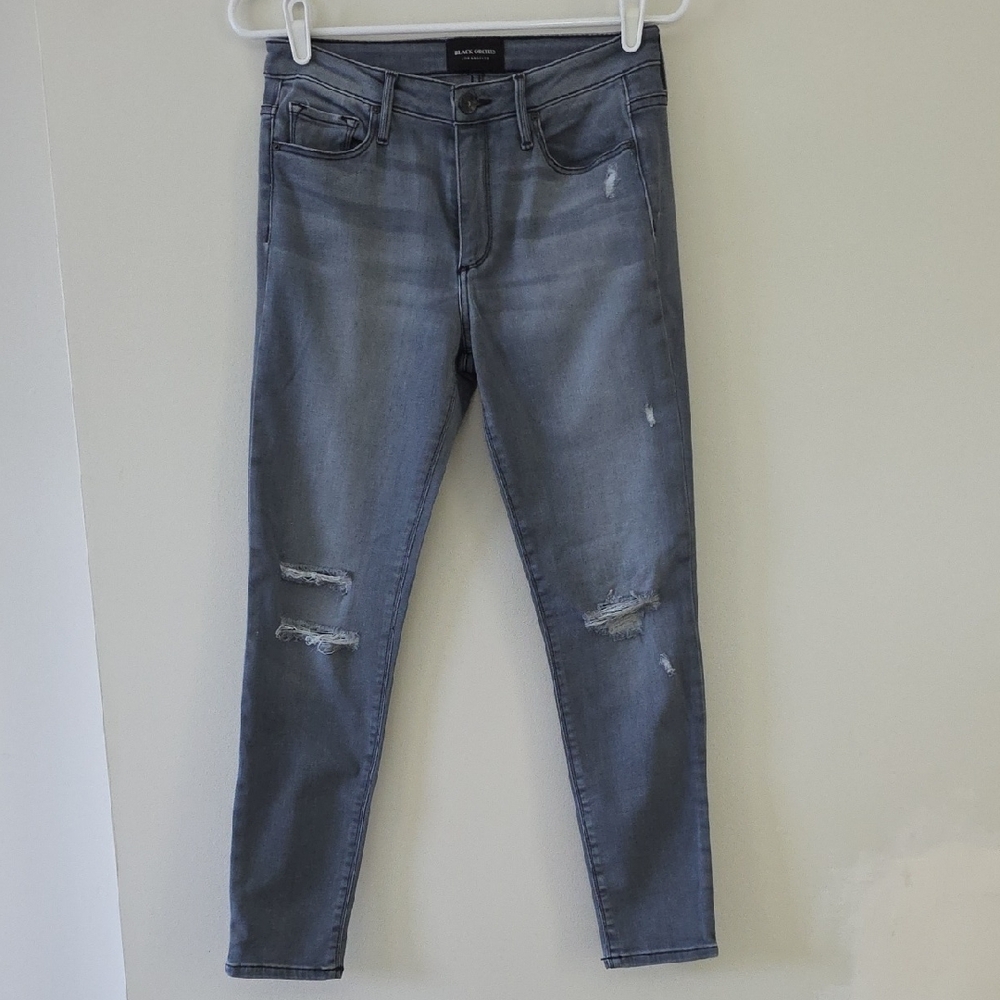 Black Orchid Denim Women's Charcoal Skinny Jeans